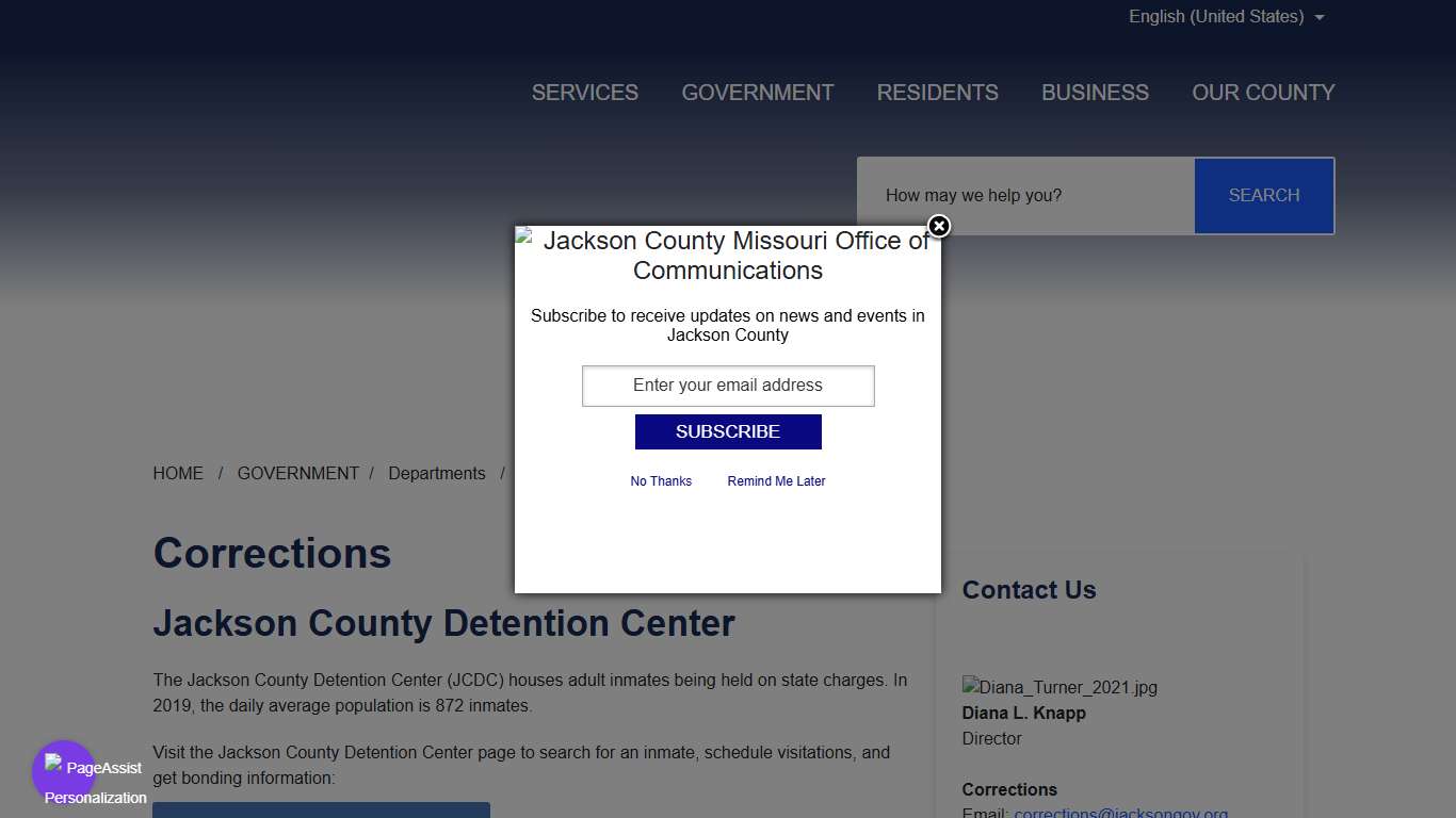 Corrections - Jackson County MO